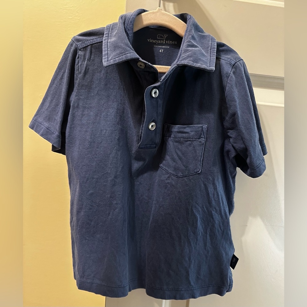Vineyard Vines Navy Polo 4T EUC